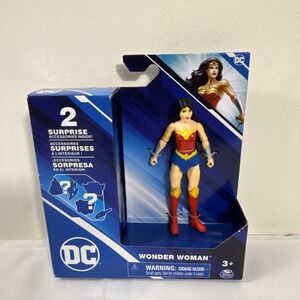 2023 DC Comics Spin Master 4" Figure Wonder Woman Spin Master 2 Surprises